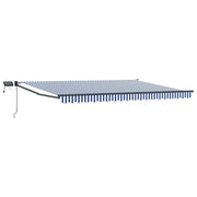 Tenda retrattile manuale con LED 4,5 × 3 m 3419474