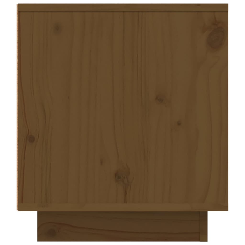 Mobile Porta TV-Mobile per TV-Credenza TV ambra 110x35x40,5 cm in Legno Massello di Pino 726595