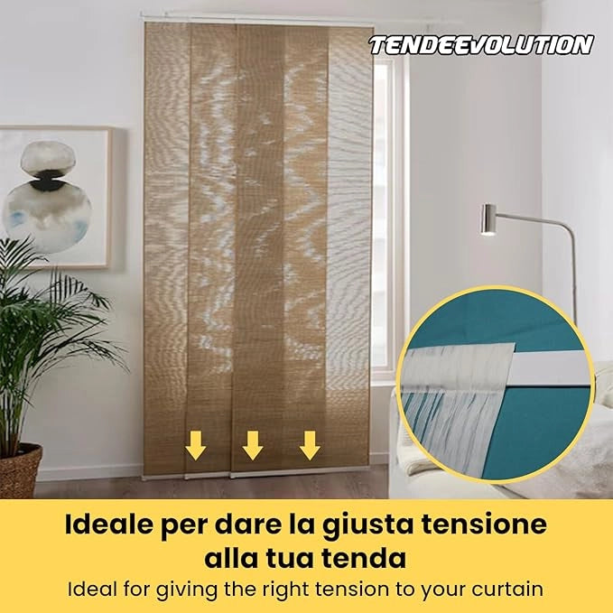 Peso Piatto in Alluminio Alluminio Grezzo per Tende - Lunghezza barra 100cm, 3cm Largo, 2mm Spessore - Profilo per Binari, Strip LED, Teloni