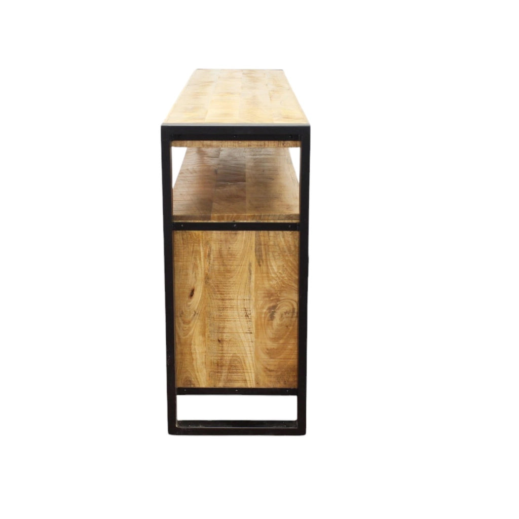 Porta TV in legno 4 ante - EUDORA