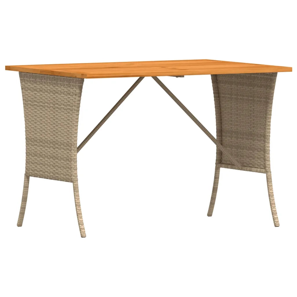 Set Divano da Giardino 5 pz con Cuscini Beige in Polyrattan 3365347