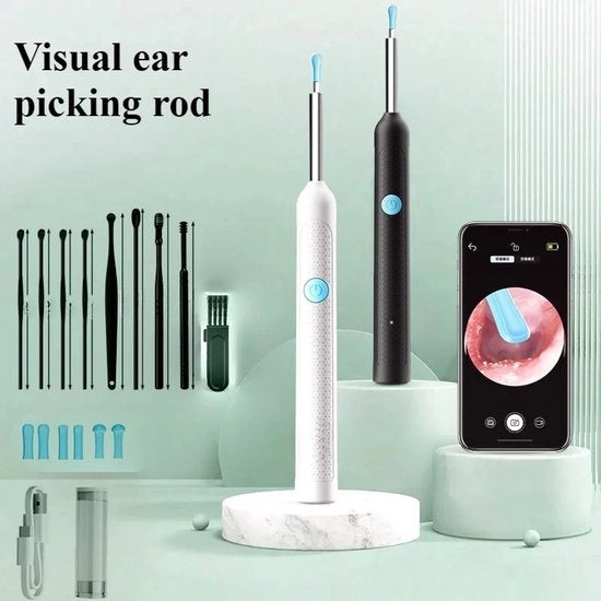 Otoscoop Visivo Mini con Camera e Luce LED
