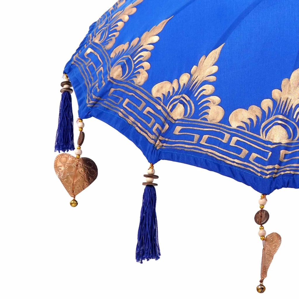 Ombrello balinese con base Blu 95 x 95 x 260 cm 3356910