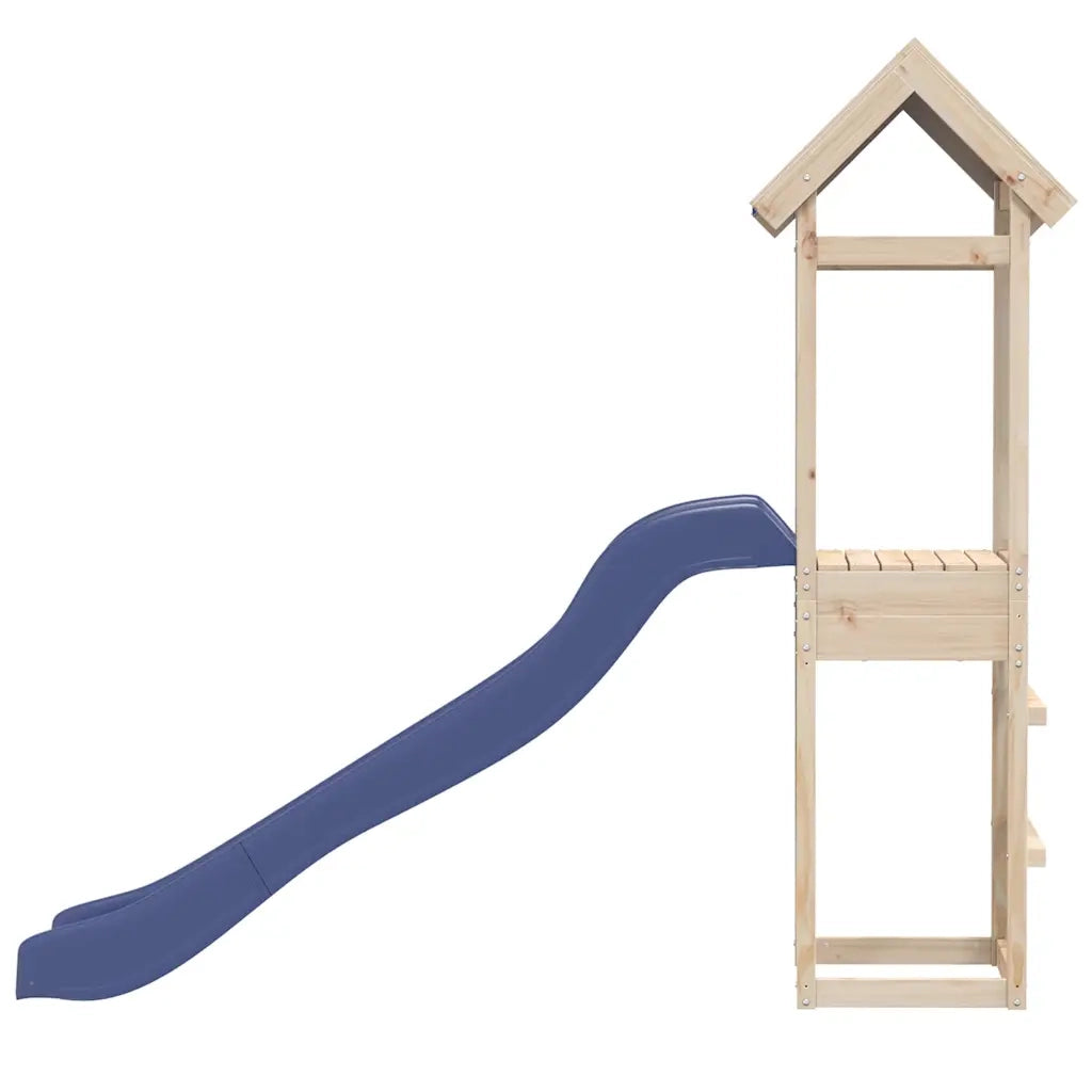 Set da Gioco da Esterno in Legno Massello di Pino