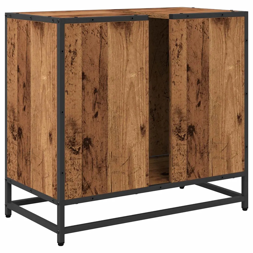 Armadio per Lavabo da Bagno Legno vecchio 65 x 33 x 60 cm 883614