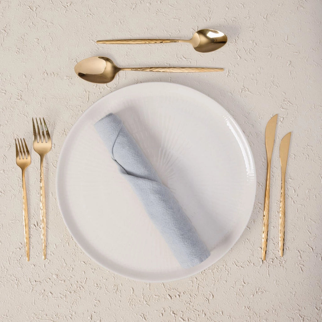 Nimesira, set Posate set da 36, oro