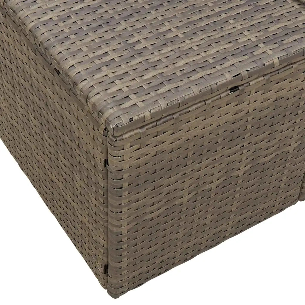 Divano da giardino Grigio 184 x 62 x 69 cm polyrattan 42006794