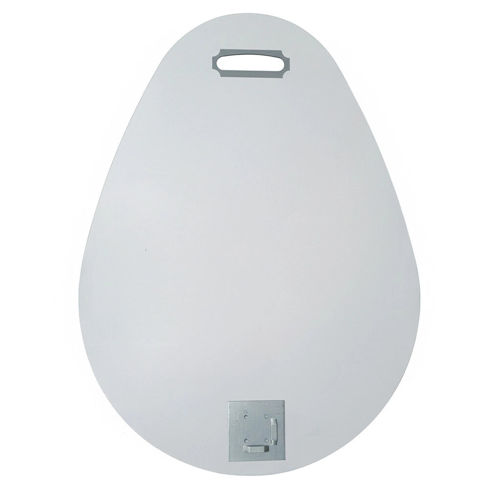 Specchio bagno ovale 61x83 cm filo lucido con fascia decorativa