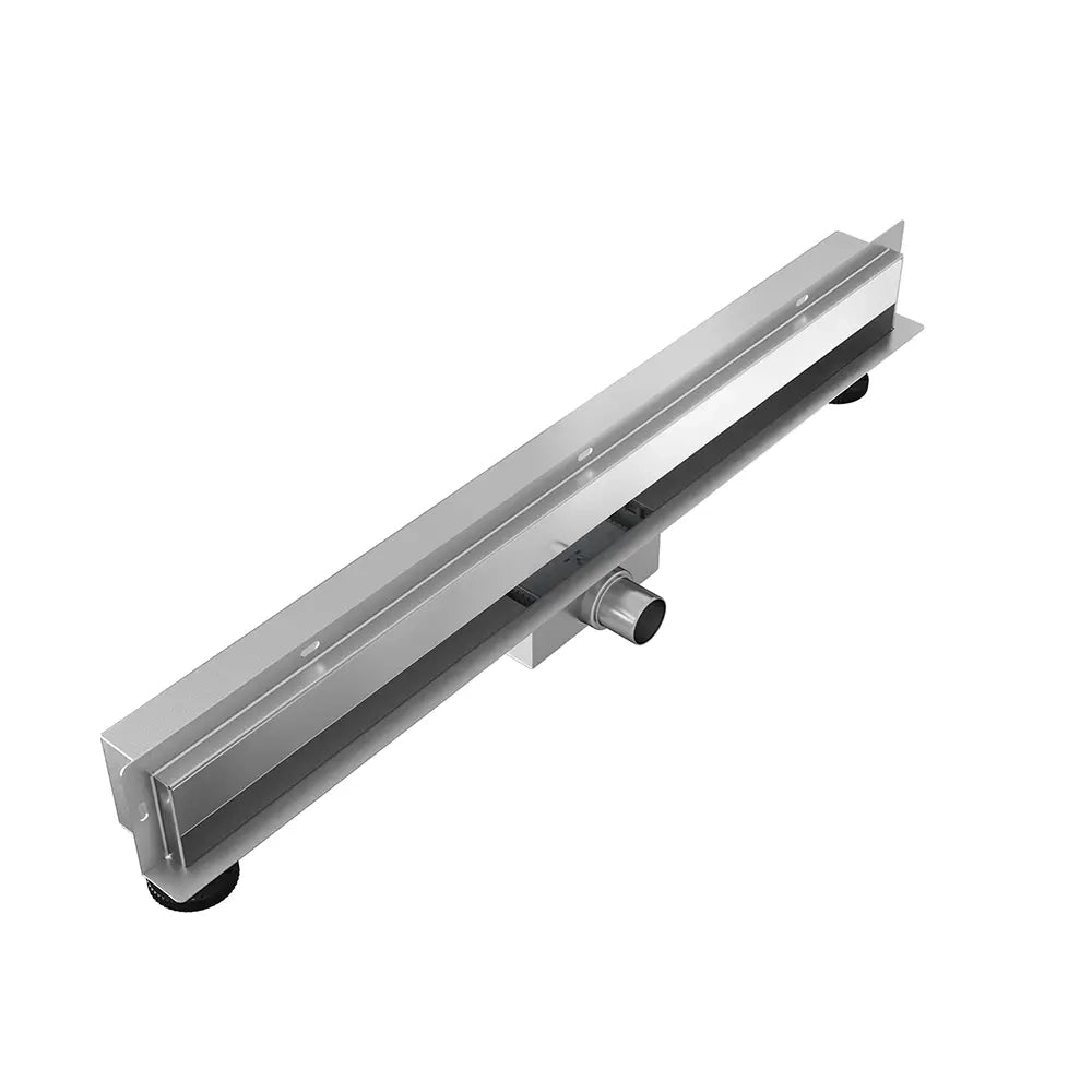 Canalina doccia con scarico a muro 70 cm con cover cromata
