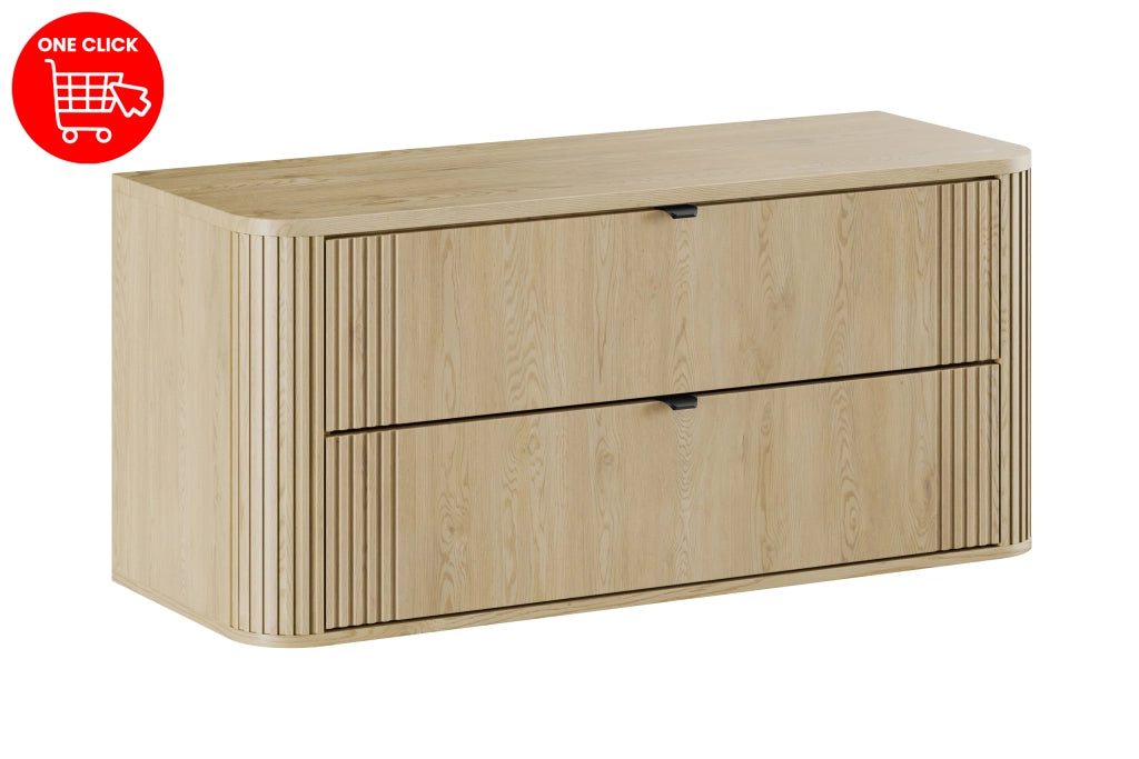 Set mobili bagno 120 cm con piano Ovalia Cremona 120 cm