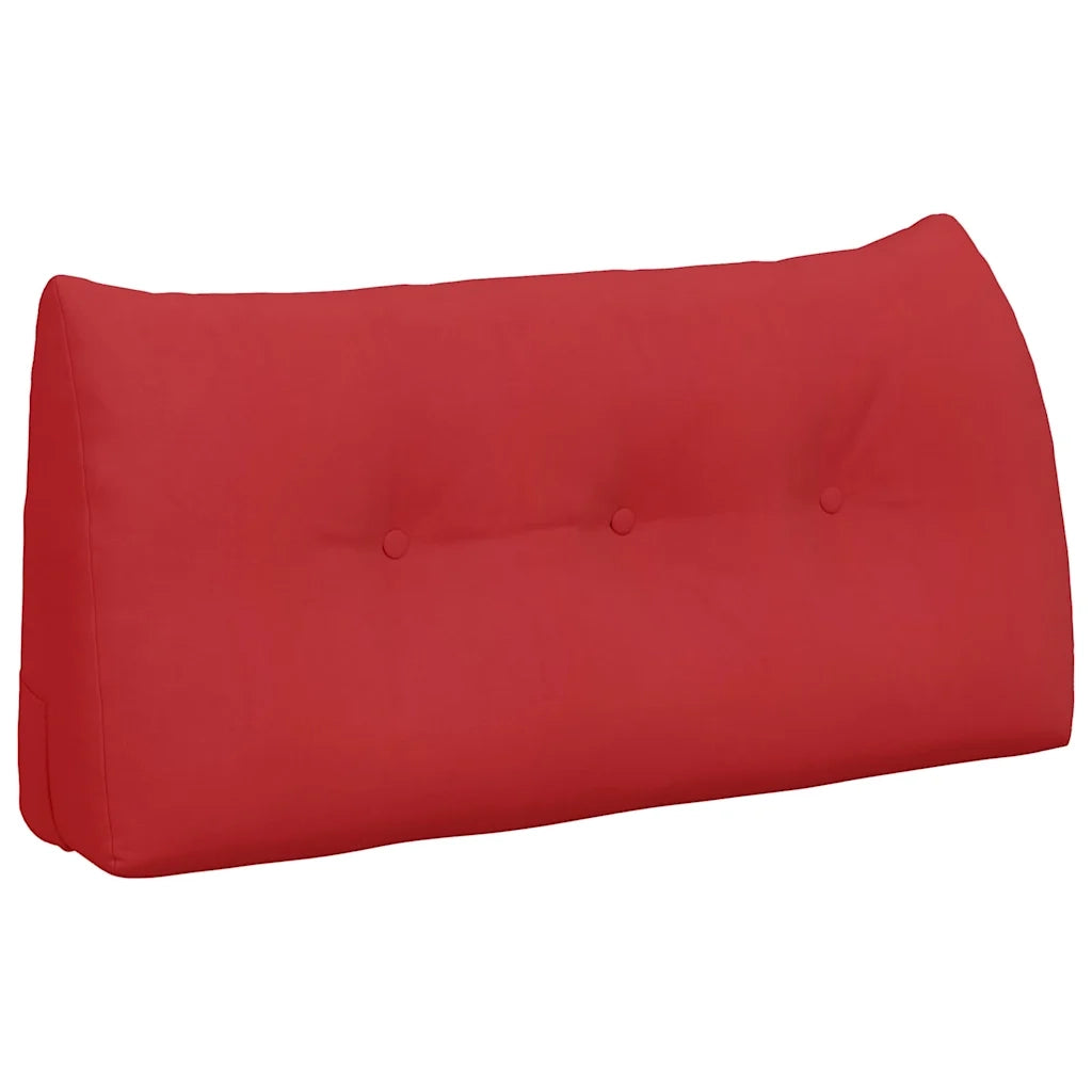 Cuscino per Schiena Rosso 100 x 24 x 50 cm Tessuto 42014453