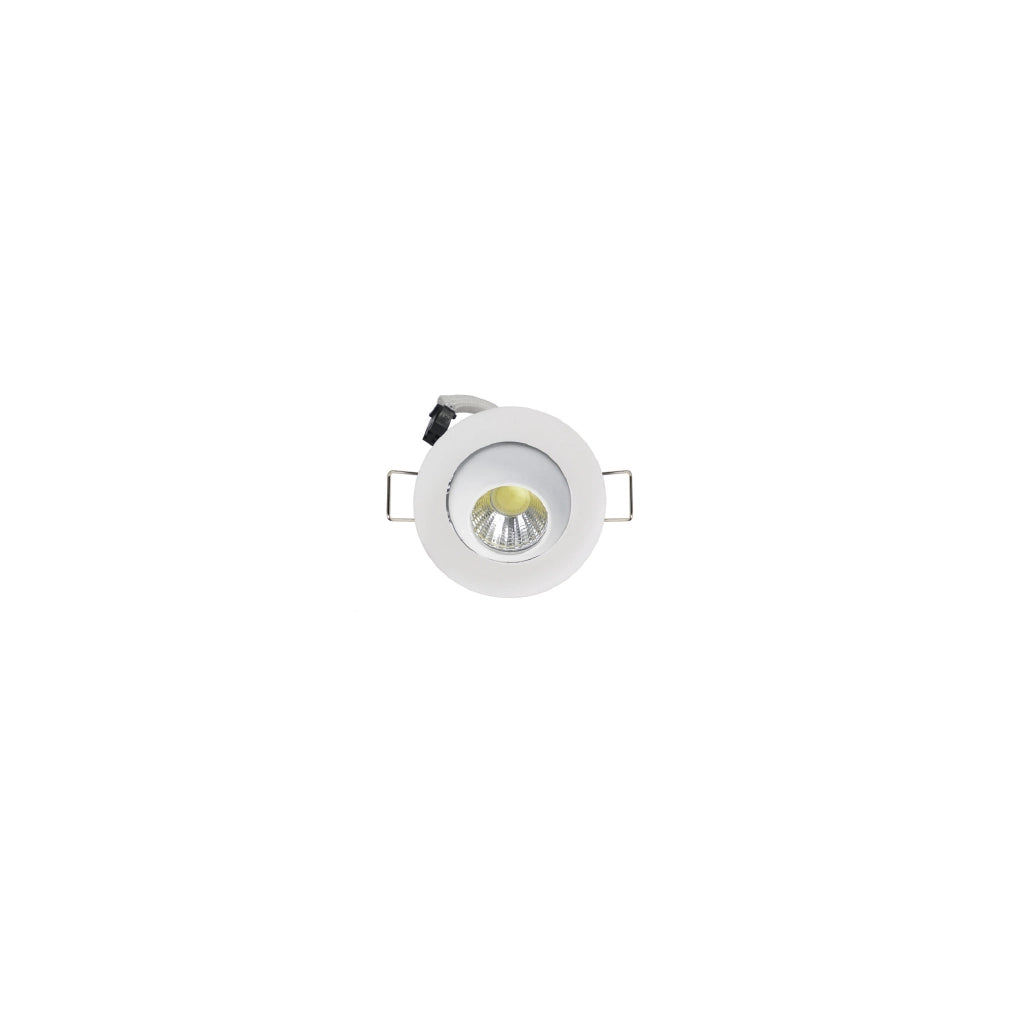 Punto luce led 3w tondo luce calda 3000k