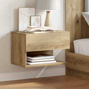 Comodino a Muro Rovere Artigianale 856822