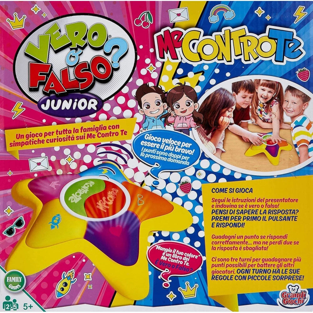 Trade Shop - Vero O Falso Gioco Di Società Elettronico 800 Curiosità Me Contro Te Sofì E Luì -