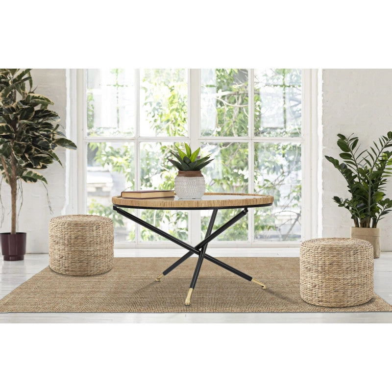 Tavolo Da Caffe' Saint Barth Rotondo cm ø 80x46,5