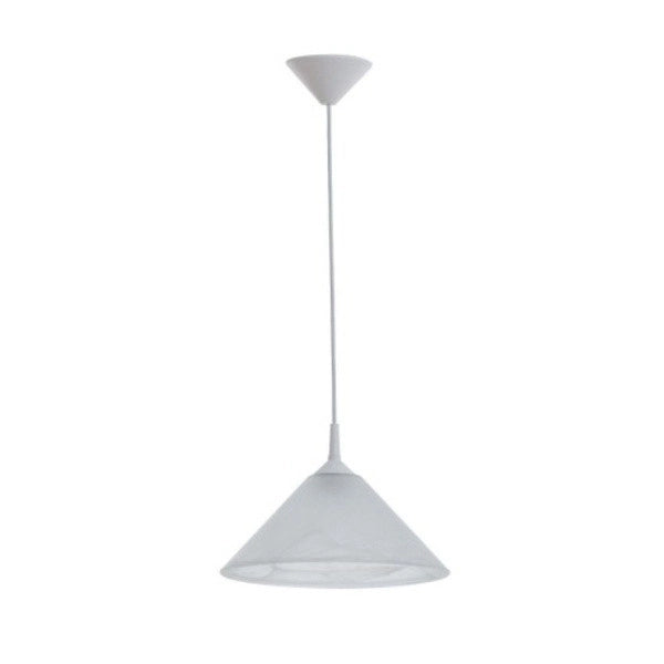 Lampada a sospensione Alfa Chińczyk vetro grigio Ø30 E27