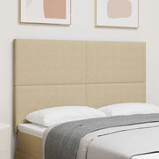 Testiera Grigio Verde Chiaro 144 cm Tessuto in Cords 3337727