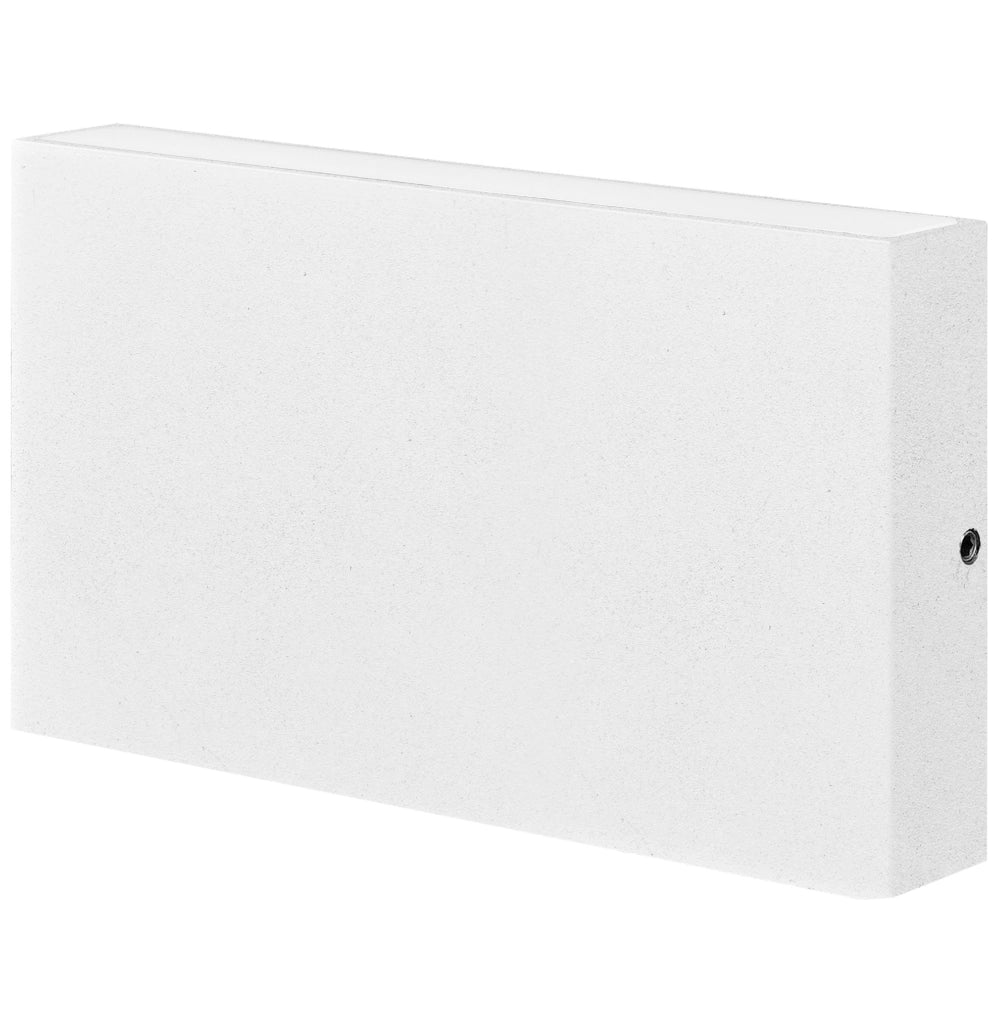 Applique esterna LED rettangolare bianca Chicago Polux IP44