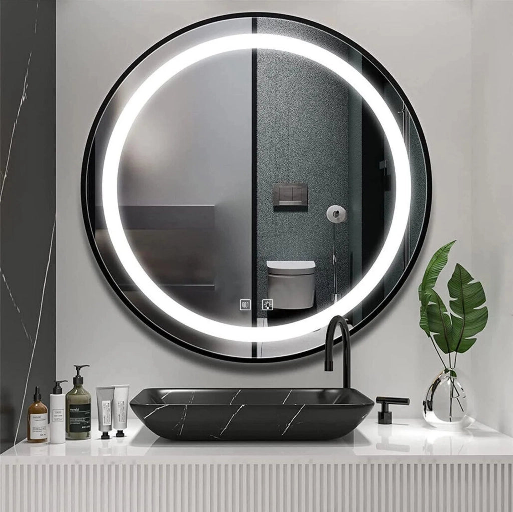 Specchio Led 90cm Mmj Black