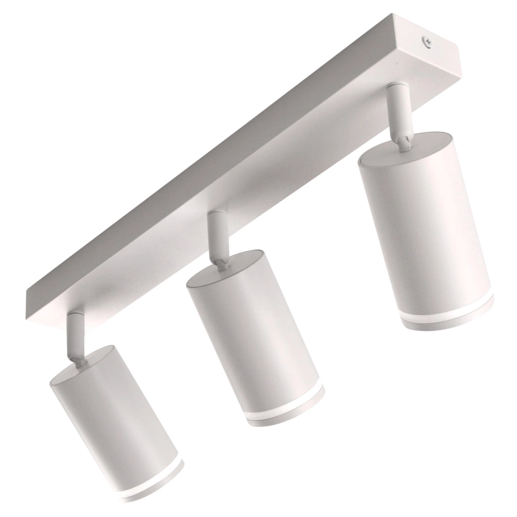 Lampada parete/soffitto 3xGU10 bianca Paris Polux IP20