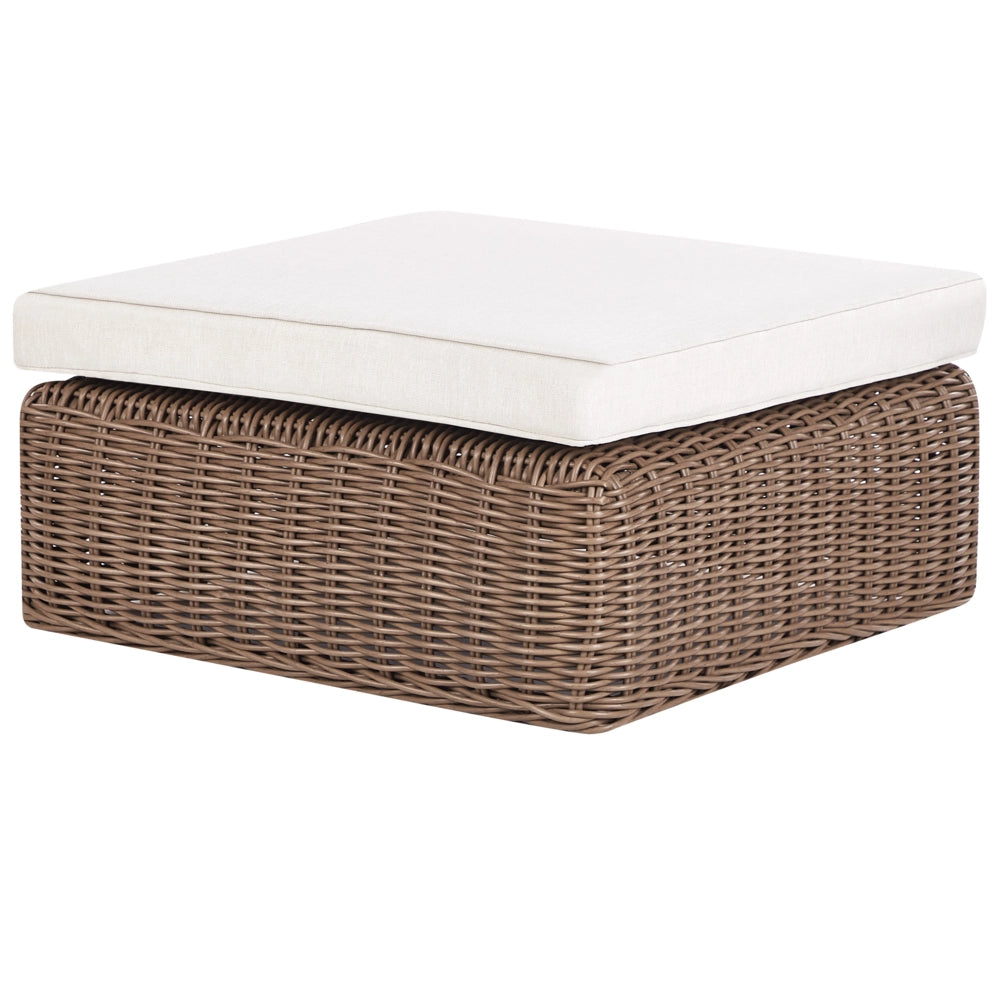 Set da giardino in vimini PE Rattan grigio con cuscini 6 posti marrone esterno elegante