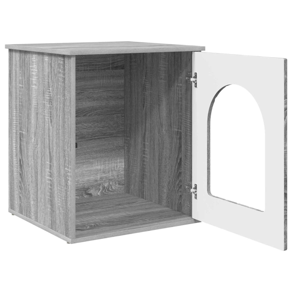 Casa per Gatti Grigio Sonoma 53 x 52 x 62 cm Legno multistrato 8000713
