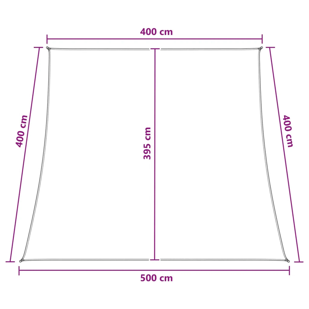 Telo Ombra Blu e Bianco 4 / 5 x 4 m HDPE 42032924