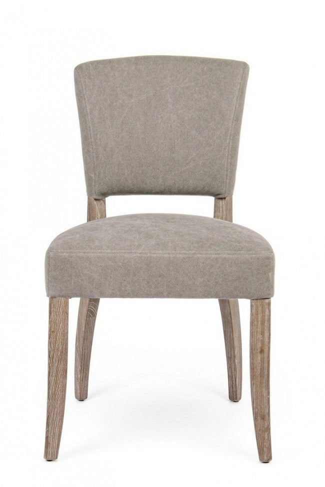 Set 2 Sedie 52x63x90h cm Maratriz Grigio