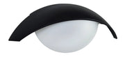 Applique esterna moderna 38cm E27 nera IP44 SU-MA TESS