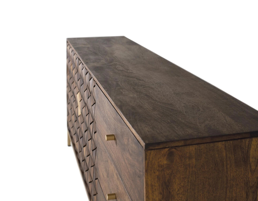 Credenza in legno di mango e metallo