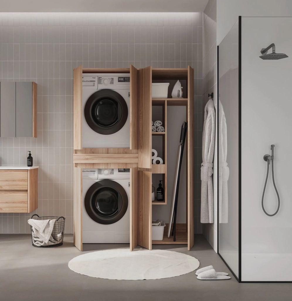 Armadio da bagno "Solis 60" - cm - Rovere