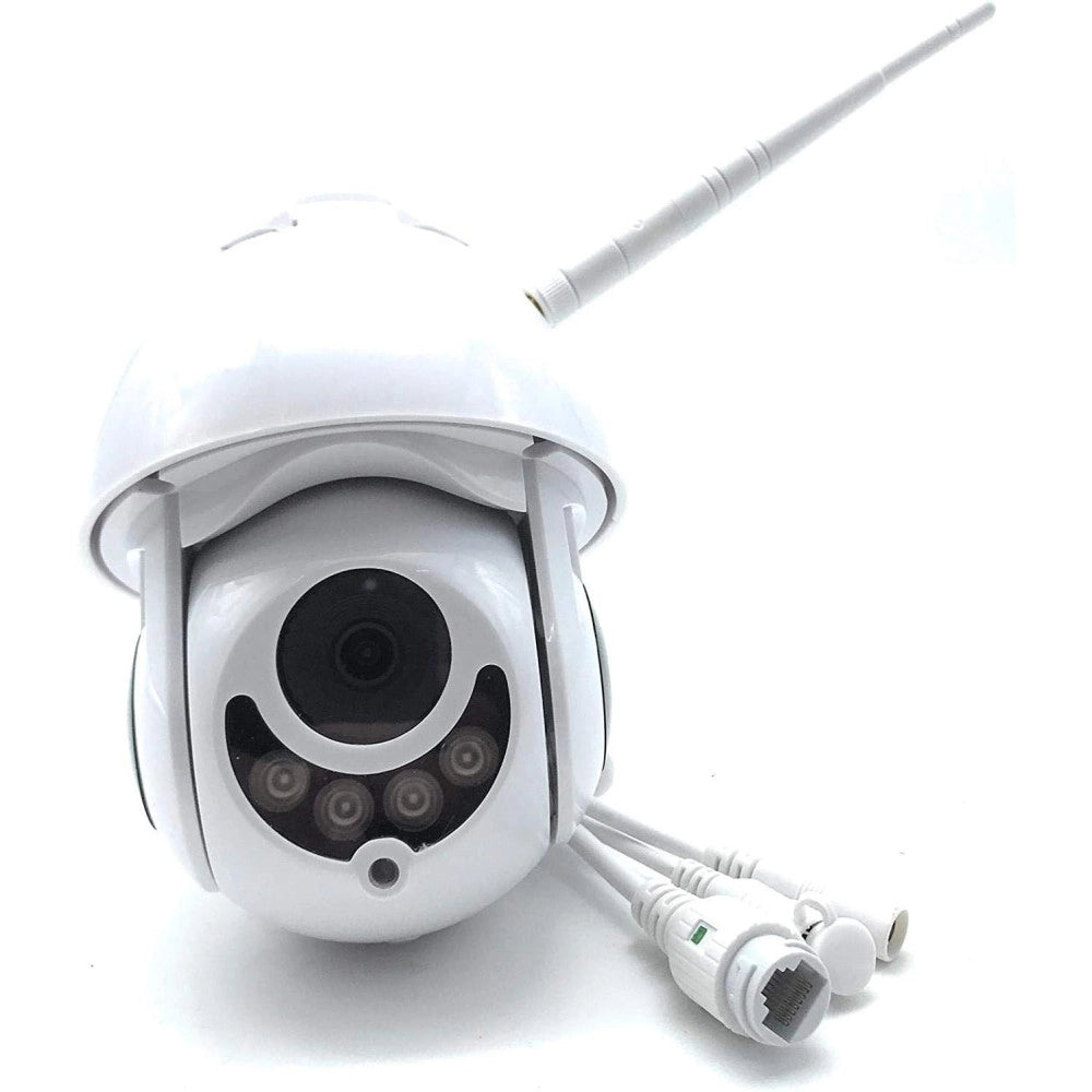 Trade Shop - Telecamera Ip Camera Full Hd 1080p Wireless Motorizzata Wifi Internet Da Esterno -