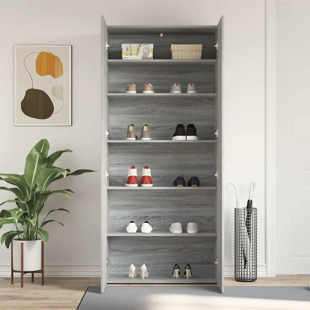 Mobile per scarpe 80 x 35.5 x 180 cm Legno ingegnerizzato 3333841