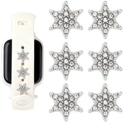 Set di 6 Cinture da Orologio con Stella e Diamante per Avvisi
