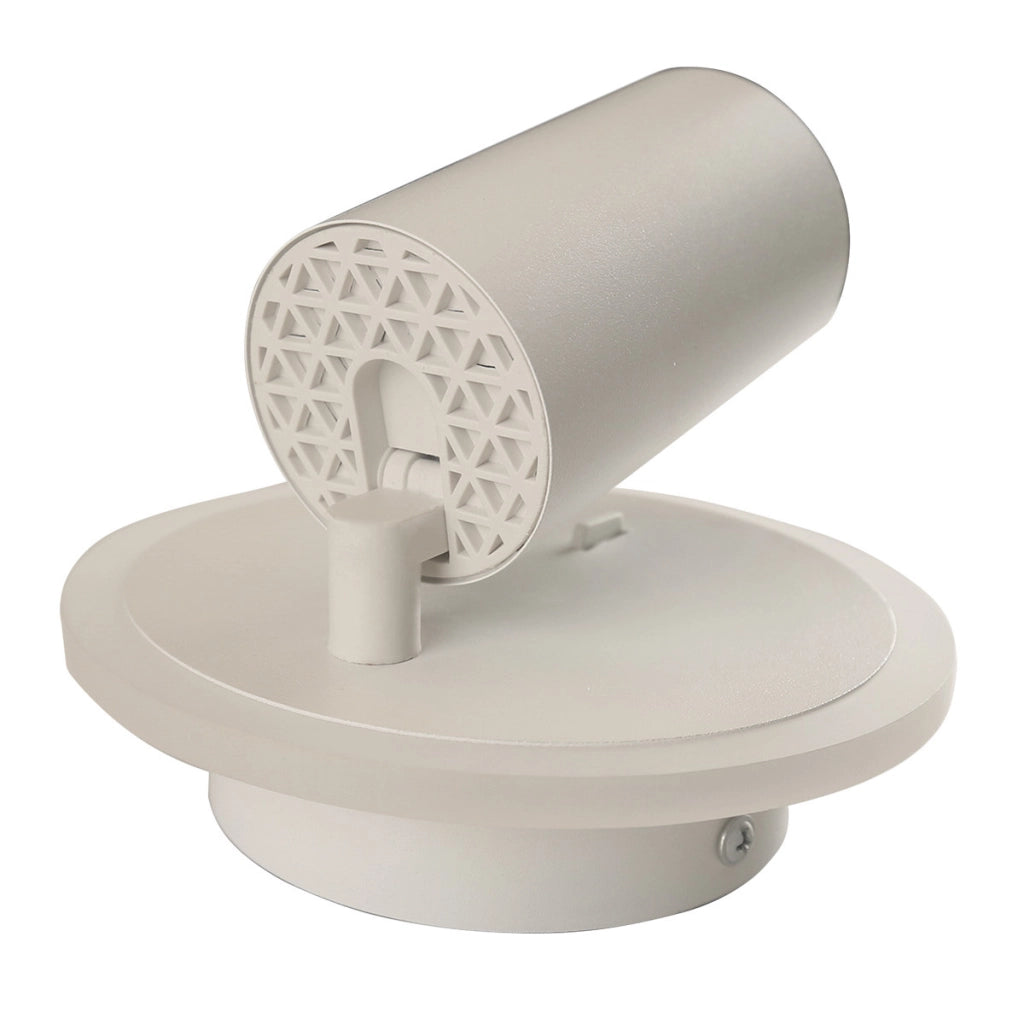 Applique spot PARMA bianca tonda orientabile GU10+LED CCT