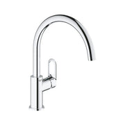 Miscelatore lavello grohe 31555001 start flow cromo starlight