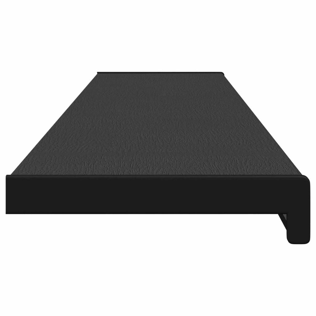 Soglia della Finestra Nero con Venature del Legno PVC CFW2210793