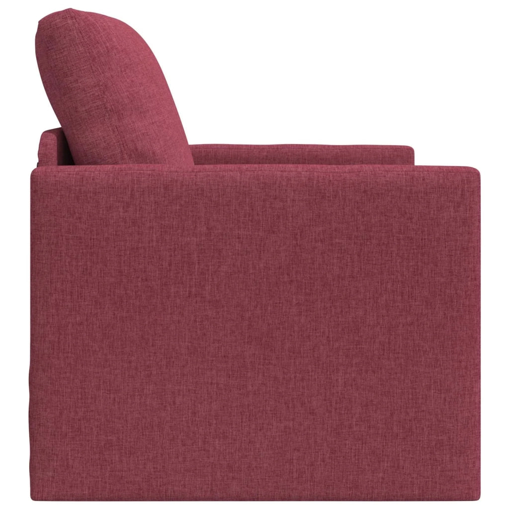 Divano letto Rosso Vino 74 x 77 x 81 cm Tessuto 4106624