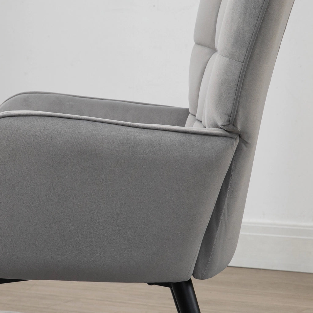 Poltrona Relax con Ottomana ¨C Minimal ¨C Grigio