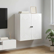 Mobiletto a muro Bianco Lucido 59 x 31 x 60 cm 898069