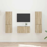 Set mobile TV 5 pcs Rovere Sonoma Legno multistrato 3409098