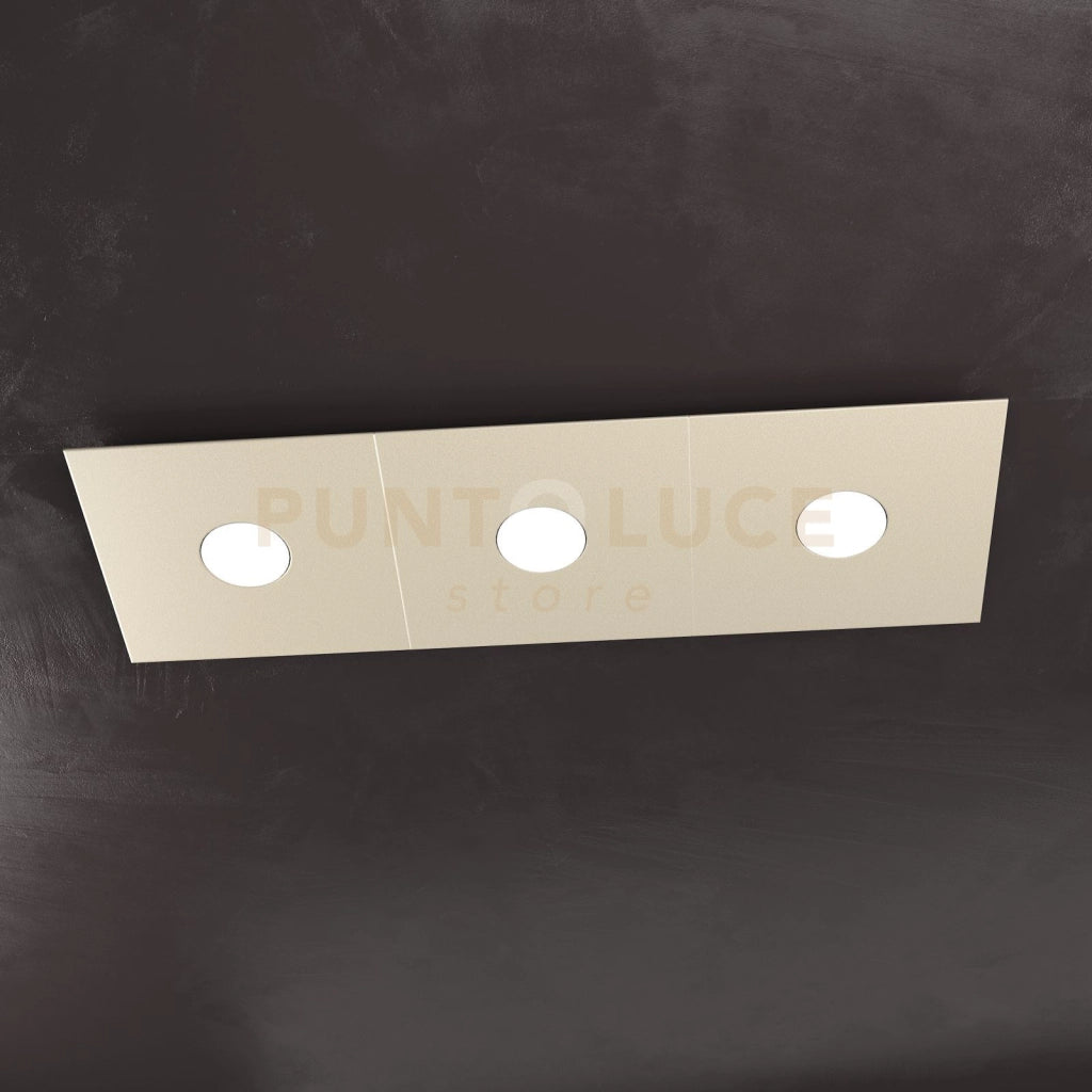 ECCENTRIC APPLIQUE-PLAFONIERA 3 LUCI SABBIA 1156-3L-SA