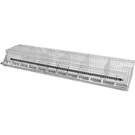 GABBIA PER CONIGLI INGRASSO otto fori cm 200x40x30h