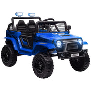 Auto per Bambini 12V Fuoristrada con Telecomando e Luci ¨C Minimal ¨C Blu