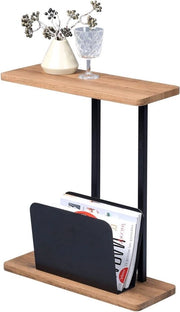 Tavolo di complemento in MDF marrone 50 x 60 x 20 cm - tavolo di complemento stile