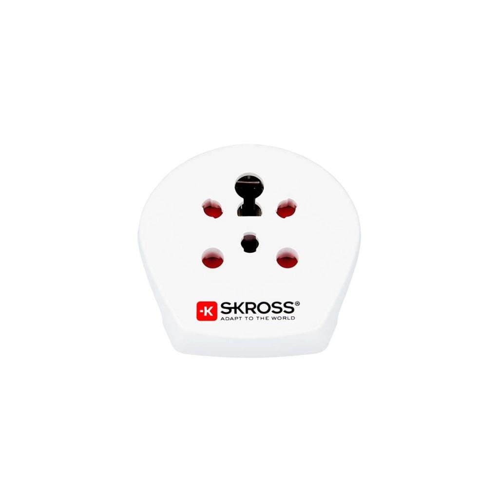 Adattatore da viaggio per India / Israele / Danimarca verso l'Europa 16A Bianco Skross