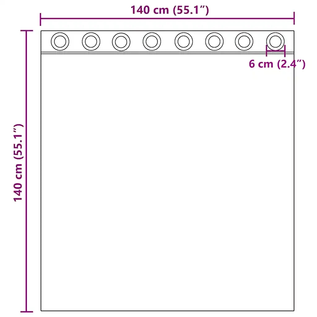 Tende in Voile con Occhielli 2 pz Bianco 4102149