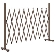 Barriera di Sicurezza Estensibile ¨C zephmum ¨C Colore Cioccolato 250x31x104 cm