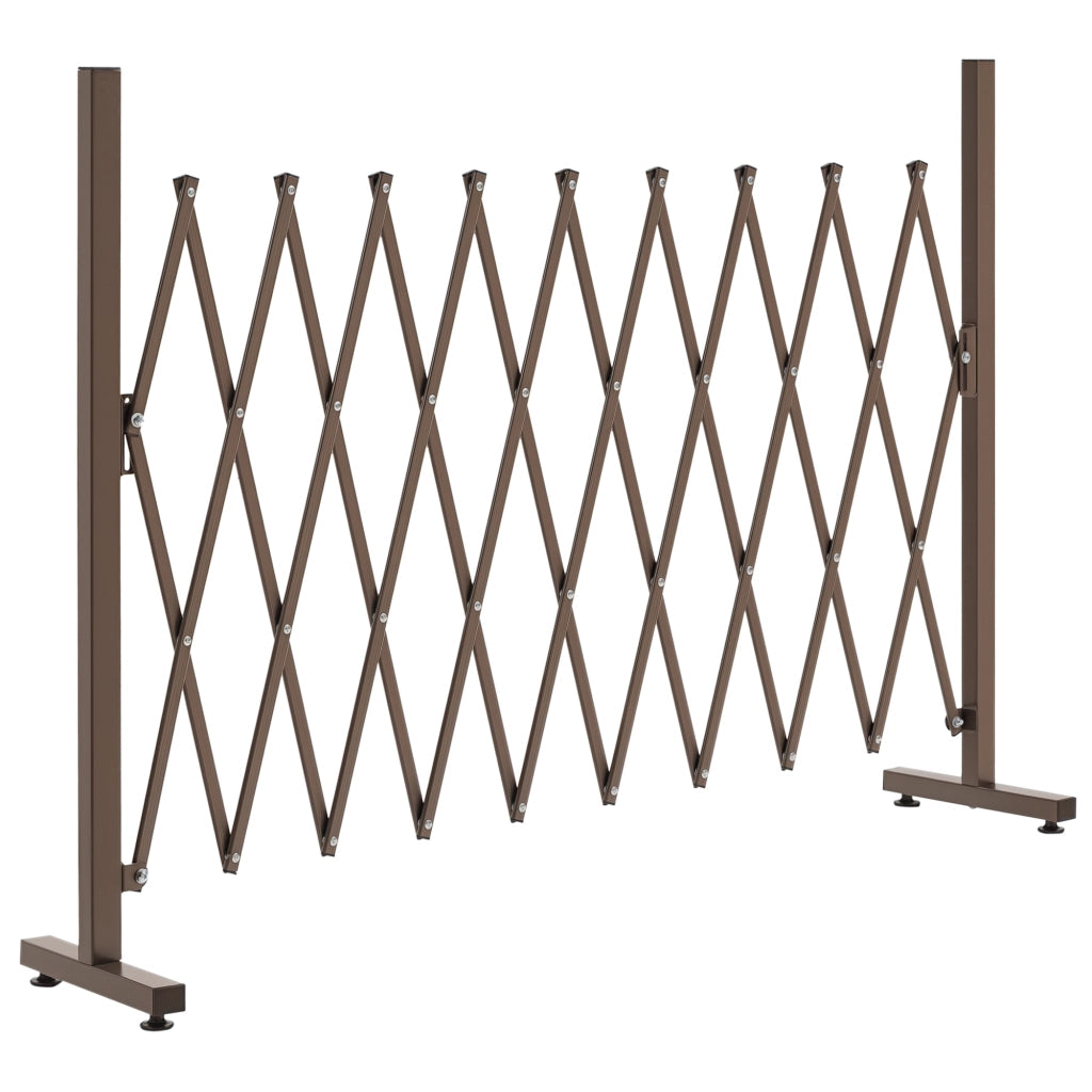 Barriera di Sicurezza Estensibile ¨C zephmum ¨C Colore Cioccolato 250x31x104 cm