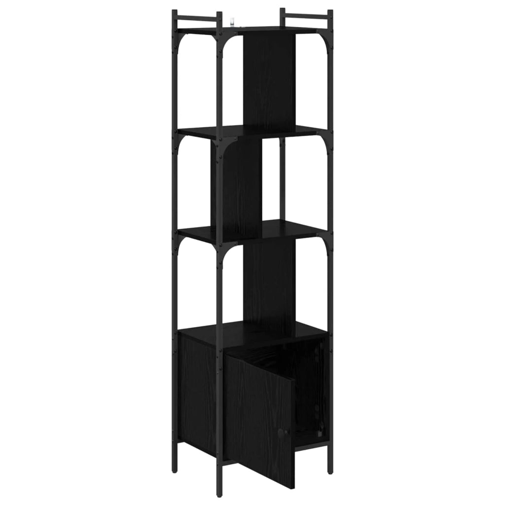 Libreria Rovere Nero 44,5 x 30 x 154,5 cm Legno multistrato 882154